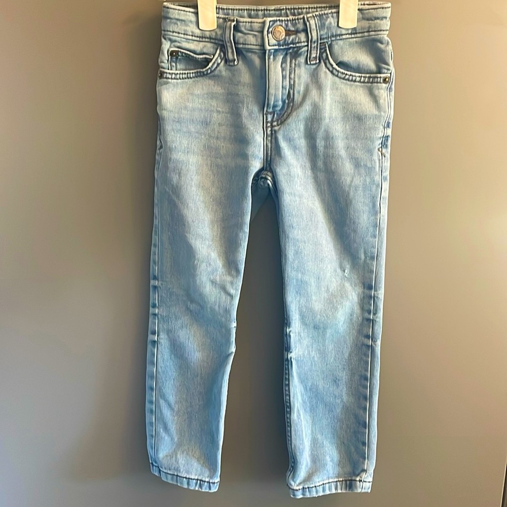 Cat‎ & Jack Boys Slim Fit Super Stretch Light Wash Denim Jeans Size 5